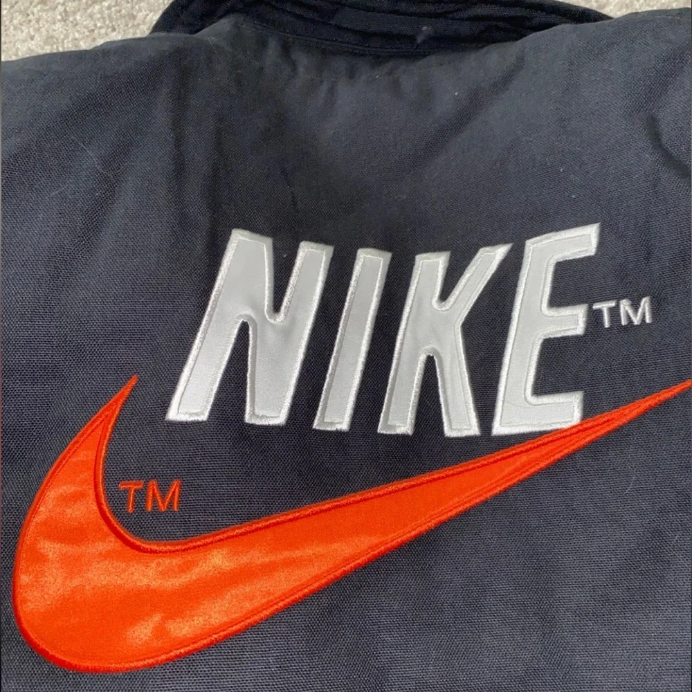 Nike Trend Embroidered‎ Logo Therma Fit Canvas Jacket XS Dark Blue DM5275